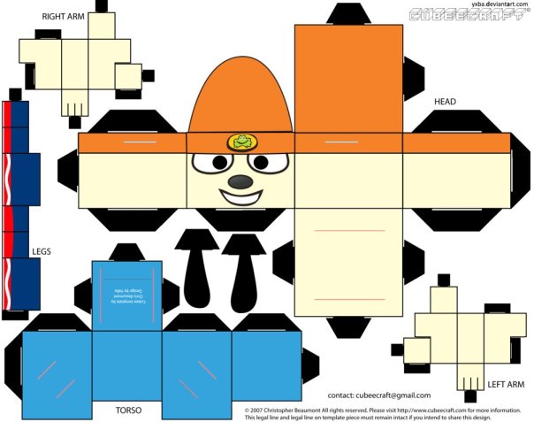 parappa_the_rappa_cubeecraft_by_yxba-d3dcbqq